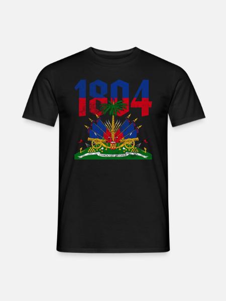 Haiti - Men's T-Shirt - black
