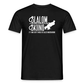 Wakeboard Wakeboarder Wakeboard Cadeau - T-shirt homme - noir - Devant - AI Model Male 178 light (178cm)