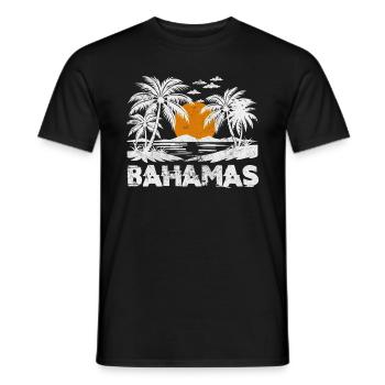 Bahamas - T-shirt homme - noir - Devant - AI Model Male 178 light (178cm)