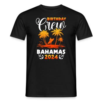 Bahamas Karibik Insel Atlantik Sommer Geschenk - Männer T-Shirt - Schwarz - Vorne - AI Model Male 178 light (178cm)