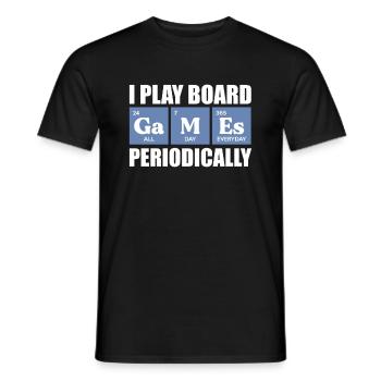 Board Game Board Games Game Night Games Gift - Men's T-Shirt - black - Front - AI Model Male 178 light (178cm)