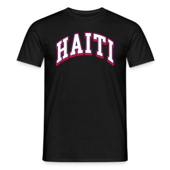 Haiti Haitianer Karibik Urlaub - Männer T-Shirt - Schwarz - Vorne - AI Model Male 178 light (178cm)