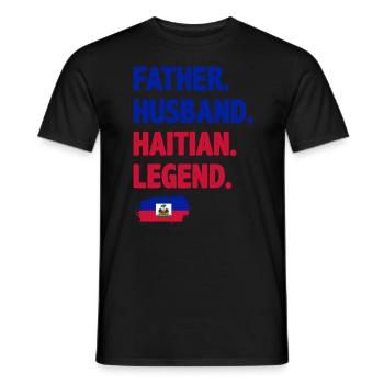 Haiti Haitianer Karibik Urlaub - Männer T-Shirt - Schwarz - Vorne - AI Model Male 178 light (178cm)