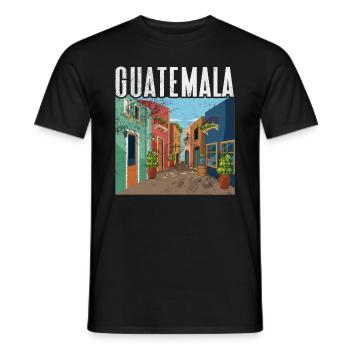 Guatemala - Men's T-Shirt - black - Front - AI Model Male 178 light (178cm)