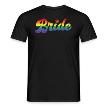 Vieille fille - T-shirt homme - noir - Devant - AI Model Male 178 light (178cm)