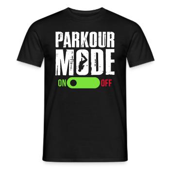 Backflip Salto Acrobaties Parkour Gymnastique Cadeau - T-shirt homme - noir - Devant - AI Model Male 178 light (178cm)