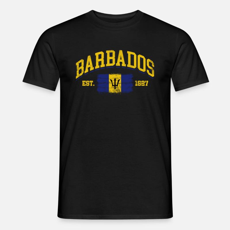 Barbados - Männer T-Shirt - Schwarz