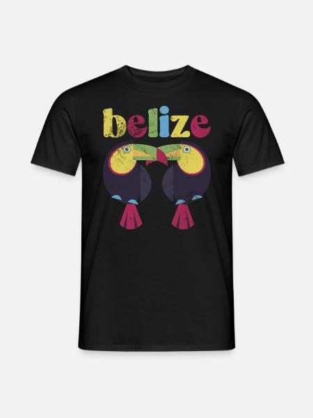 Belize - Men's T-Shirt - black