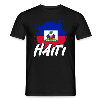 Haiti Haitianer Karibik Urlaub - Männer T-Shirt - Schwarz - Vorne - AI Model Male 178 light (178cm)