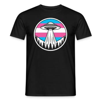 OVNI extraterrestre Galaxie extraterrestre Geschnek - T-shirt homme - noir - Devant - AI Model Male 178 light (178cm)