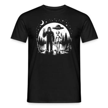 Étranger - T-shirt homme - noir - Devant - AI Model Male 178 light (178cm)