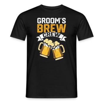 Bachelor bachelor party - Men's T-Shirt - black - Front - AI Model Male 178 light (178cm)