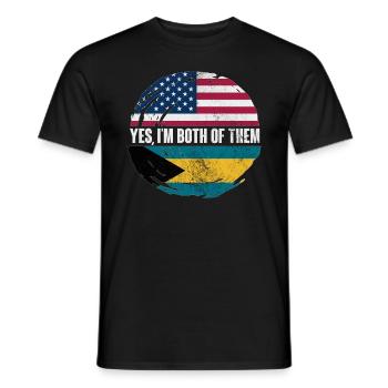 Bahamas - T-shirt homme - noir - Devant - AI Model Male 178 light (178cm)