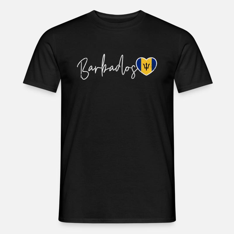 Barbados - Männer T-Shirt - Schwarz