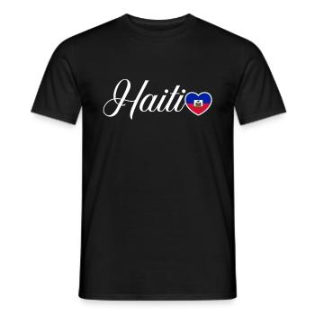 Haiti Haitianer Karibik Urlaub - Männer T-Shirt - Schwarz - Vorne - AI Model Male 178 light (178cm)