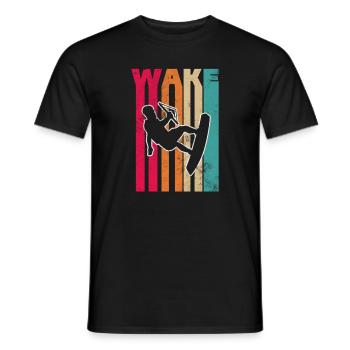Wakeboard - T-shirt homme - noir - Devant - AI Model Male 178 light (178cm)