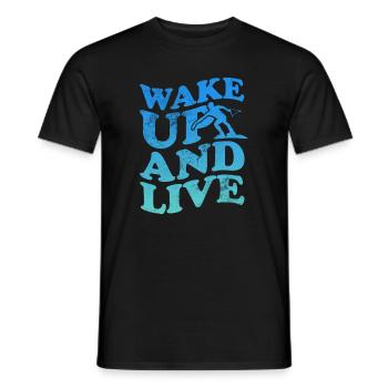 Wakeboard - T-shirt homme - noir - Devant - AI Model Male 178 light (178cm)