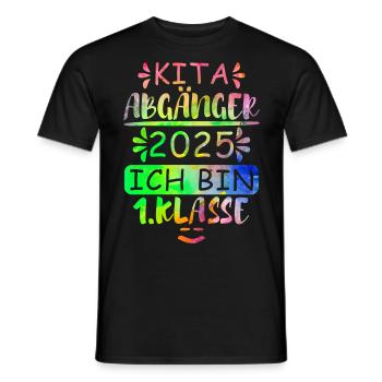 Kita Abgänger 2025 - Männer T-Shirt - Schwarz - Vorne - AI Model Male 178 light (178cm)