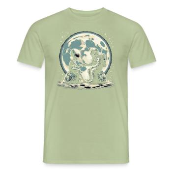 Alien - Männer T-Shirt - Sage - Vorne - AI Model Male 178 light (178cm)