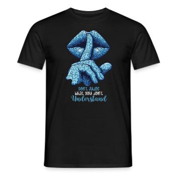 Autismus Awareness Day Autist Geschenk - Männer T-Shirt - Schwarz - Vorne - AI Model Male 178 light (178cm)
