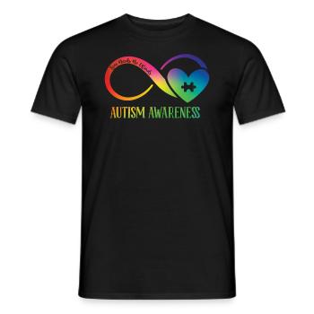 Autismus Awareness Day Autist Geschenk - Männer T-Shirt - Schwarz - Vorne - AI Model Male 178 light (178cm)