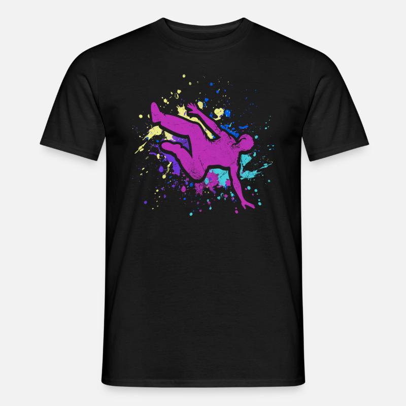 Backflip - Männer T-Shirt - Schwarz