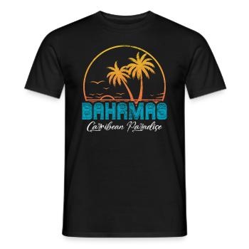 Bahamas - T-shirt homme - noir - Devant - AI Model Male 178 light (178cm)