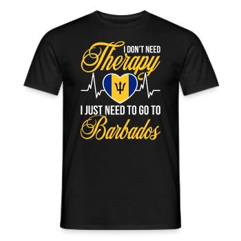 Barbados Karibik Bajan Urlaub Geschenk - Männer T-Shirt - Schwarz - Vorne - AI Model Male 178 light (178cm)