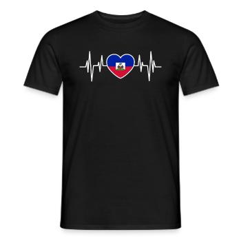 Haiti Haitianer Karibik Urlaub - Männer T-Shirt - Schwarz - Vorne - AI Model Male 178 light (178cm)