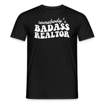 Immobilienmakler - Männer T-Shirt - Schwarz - Vorne - AI Model Male 178 light (178cm)