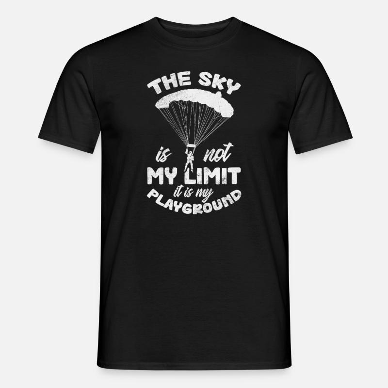 Skydive - Männer T-Shirt - Schwarz