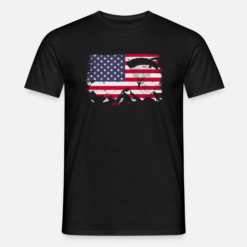 Skydive - Männer T-Shirt - Schwarz