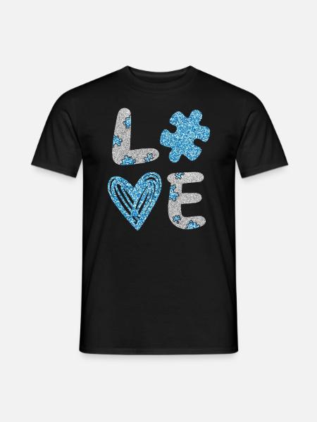 Autismus Awareness Day Autist Geschenk - Mænd T-shirt - sort