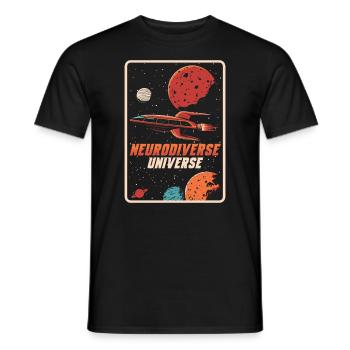 Journée de sensibilisation à l’autisme Cadeau autiste - T-shirt homme - noir - Devant - AI Model Male 178 light (178cm)