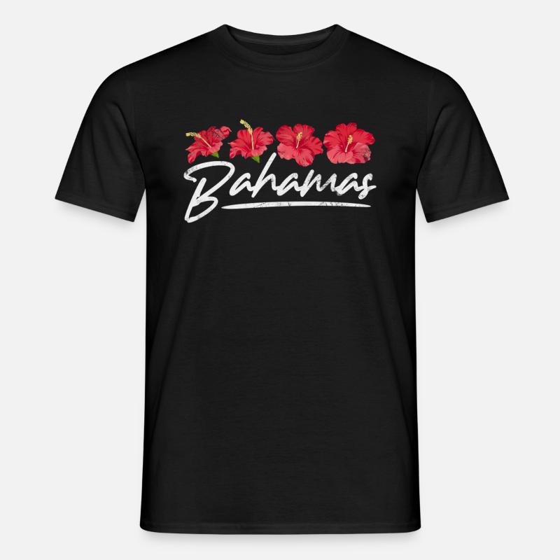 Bahamas - Männer T-Shirt - Schwarz