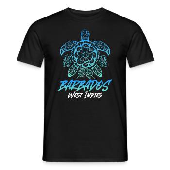 Barbados Karibik Bajan Urlaub Geschenk - Männer T-Shirt - Schwarz - Vorne - AI Model Male 178 light (178cm)