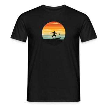 D’accord, voici un titre, une description et des balises pour un - T-shirt homme - noir - Devant - AI Model Male 178 light (178cm)