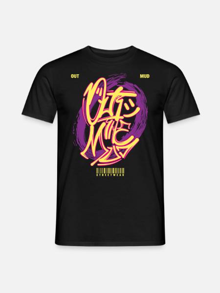 Streetwear Urban Graffiti - Männer T-Shirt - Schwarz