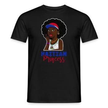 Haiti - Männer T-Shirt - Schwarz - Vorne - AI Model Male 178 light (178cm)