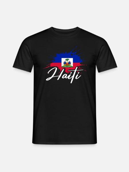 Vacances Haïti Caraïbes - T-shirt homme - noir