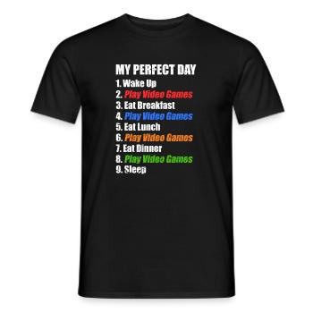 Juego - Camiseta hombre - negro - delante - AI Model Male 178 light (178cm)