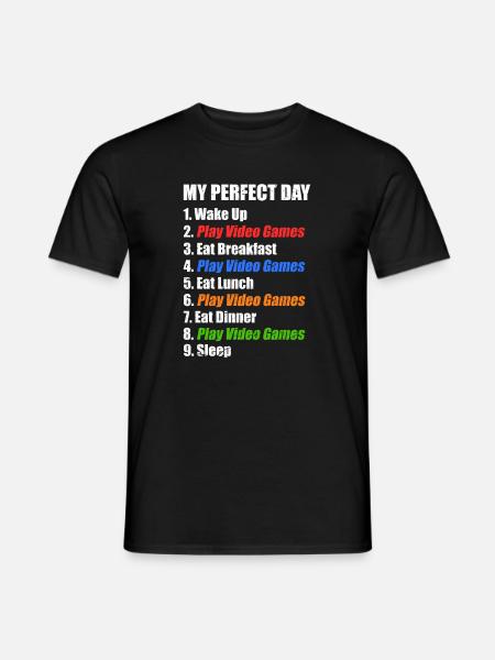 Gaming - Männer T-Shirt - Schwarz