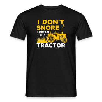 Farmer Farmer Tractor - Men's T-Shirt - black - Front - AI Model Male 178 light (178cm)