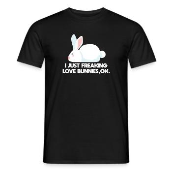 Hare - Men's T-Shirt - black - Front - AI Model Male 178 light (178cm)