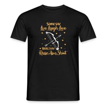 archer - T-shirt homme - noir - Devant - AI Model Male 178 light (178cm)