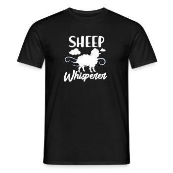 sheep - Men's T-Shirt - black - Front - AI Model Male 178 light (178cm)
