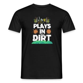 Jardinage - T-shirt homme - noir - Devant - AI Model Male 178 light (178cm)