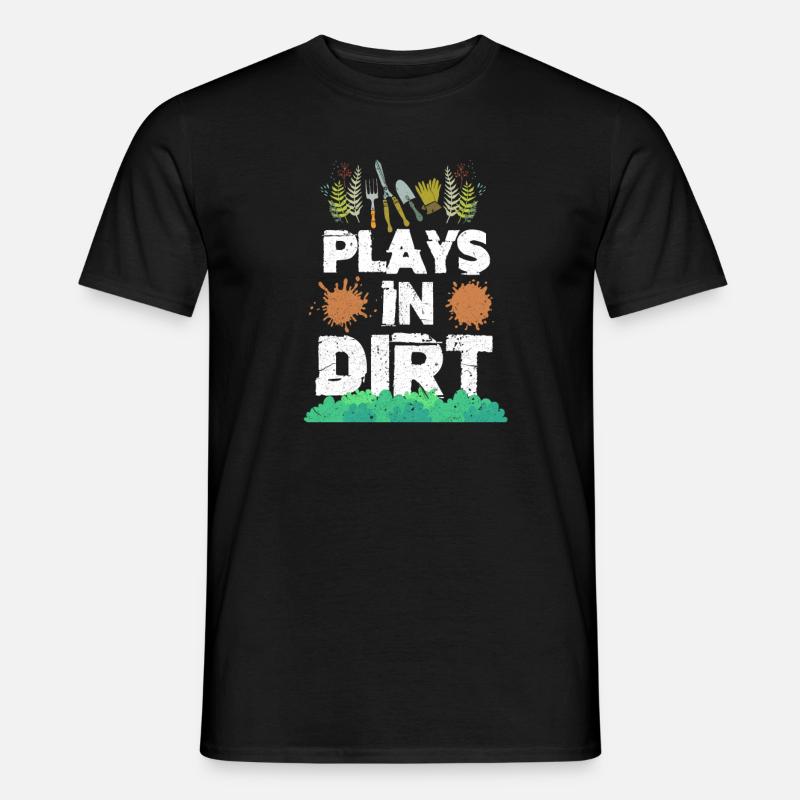 Gartenarbeit - Männer T-Shirt - Schwarz