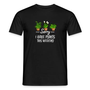 Jardin jardin jardinage plante jardinier cadeau - T-shirt homme - noir - Devant - AI Model Male 178 light (178cm)