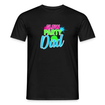 Vater Glow Neon Party Vatertag Geburtstag Geschenk - Männer T-Shirt - Schwarz - Vorne - AI Model Male 178 light (178cm)